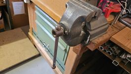 Gressel Schraubstock Sulzer Elektro Guss gebraucht