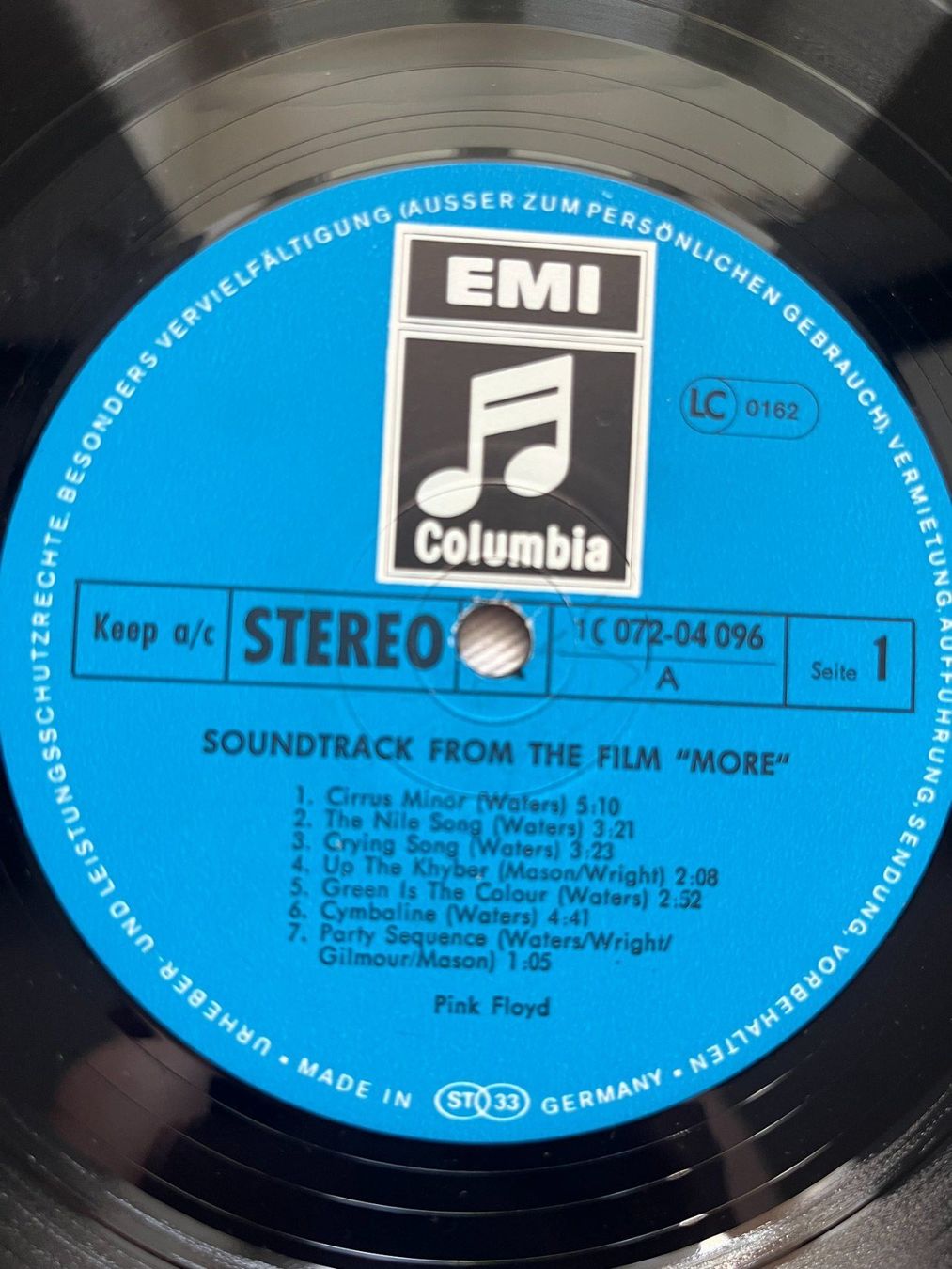 Schallplatten: Pink Floyd - More Vinyl LP, older German pressing – Gebraucht aus Effretikon von ChrisLamberger 2