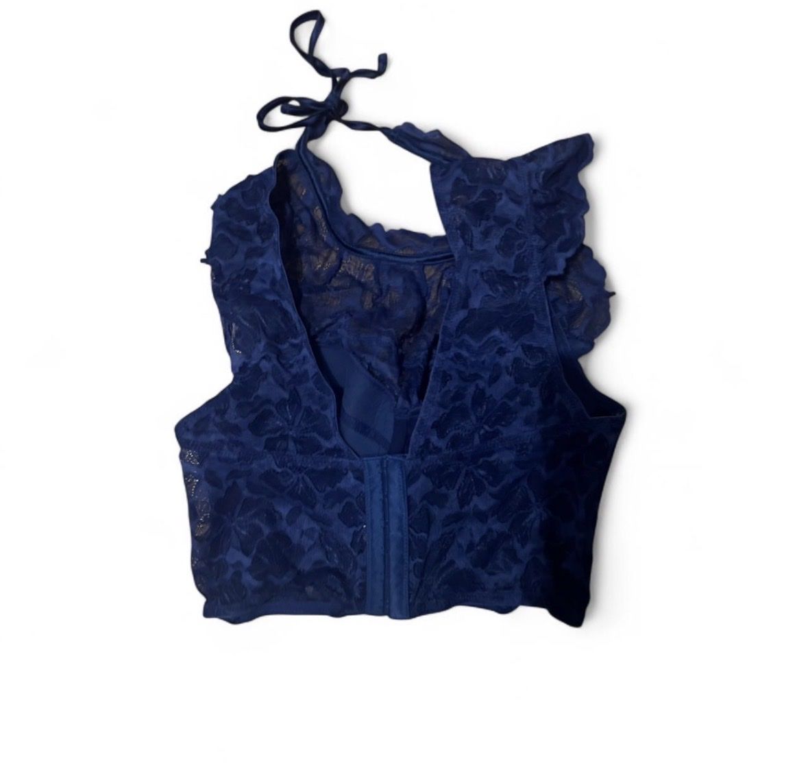 Top: Damen Spitzen Top dunkelblau  – Nuovo (secondo la descrizione) da Marbach SG venduto da Rob_sta 1