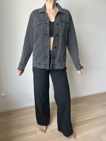 Jeansjacke Damen schwarz