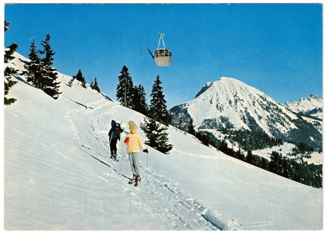 Ansichtskarten: Leysin - Gondelbahn Berneuse – Gebraucht aus Binningen von Mountainrider