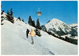 Leysin - Gondelbahn Berneuse mit Mont d'Or