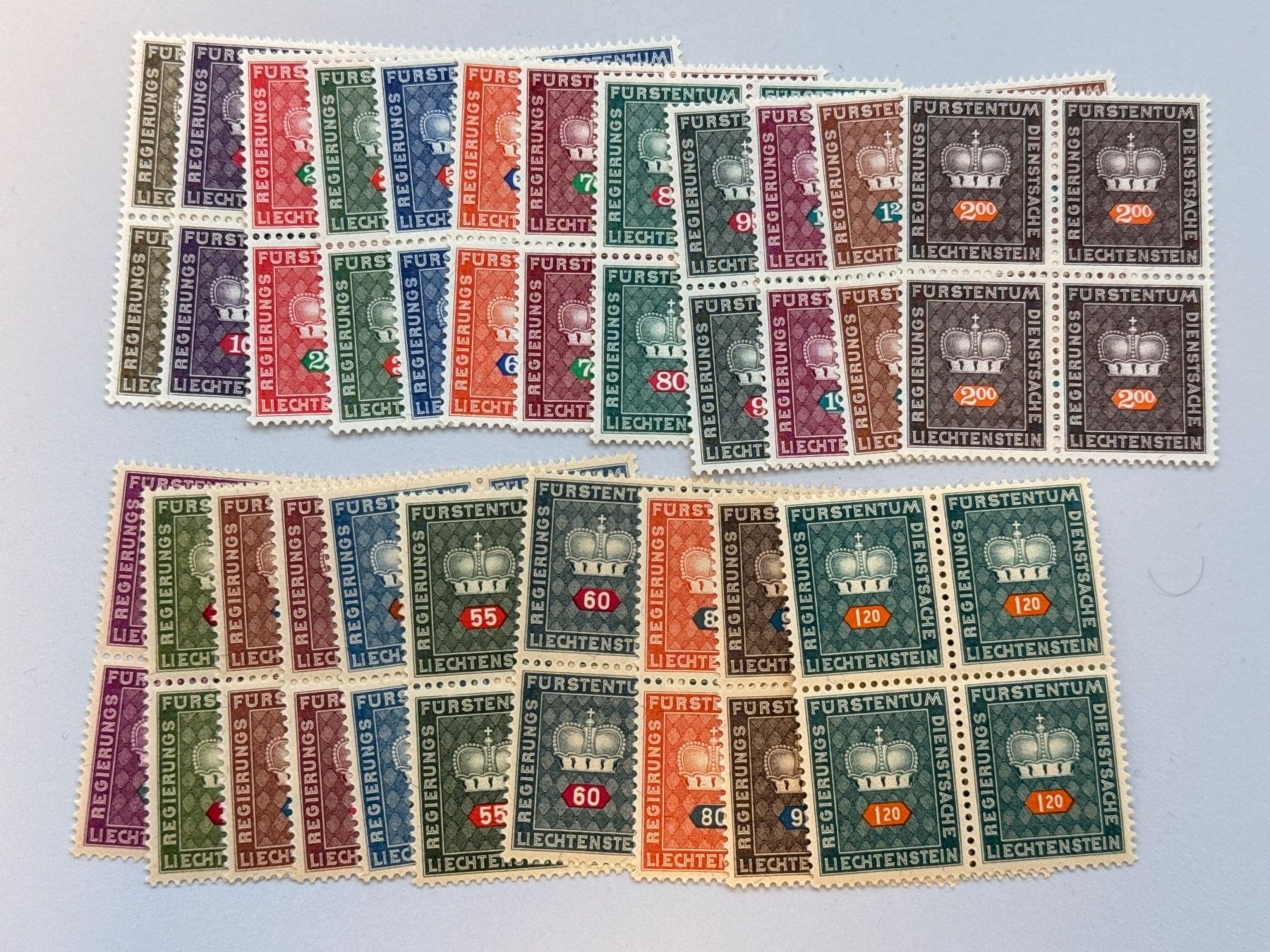 Tutti i francobolli: 1968-1969, Fürstenkrone, 4er Block, postfrisch – Usato da Küssnacht am Rigi venduto da mic_xr8d