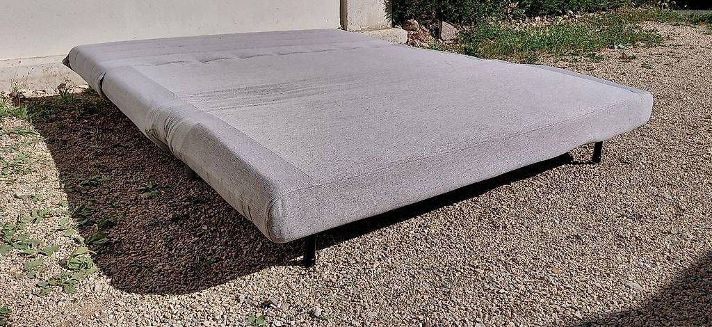 Sofas: Canapé-lit gris en bon état – Gebraucht aus Geneveys-Coffrane von gaialabs 4