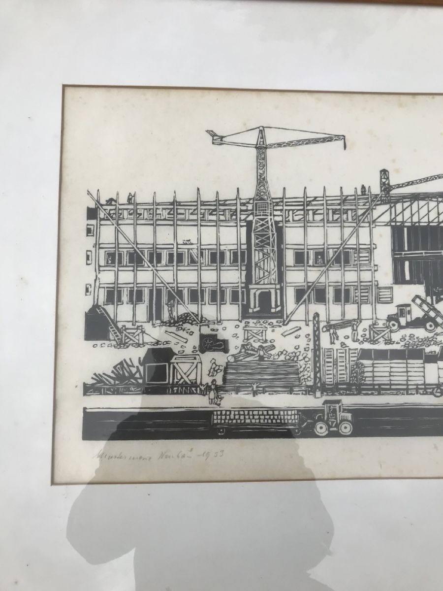 Grafiken & Lithographien: Rudolph Maeglin Mustermesse 1953 – Gebraucht aus Montreux von Barber_Swiss_Vintage 3