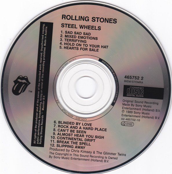 CDs: Rolling Stones – Steel Wheels – Gebraucht aus St.Gallen von jalamusic 2
