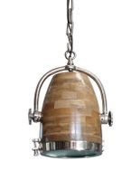 Holz Hängelampe / Deckenlampe, Industrial Design NEU