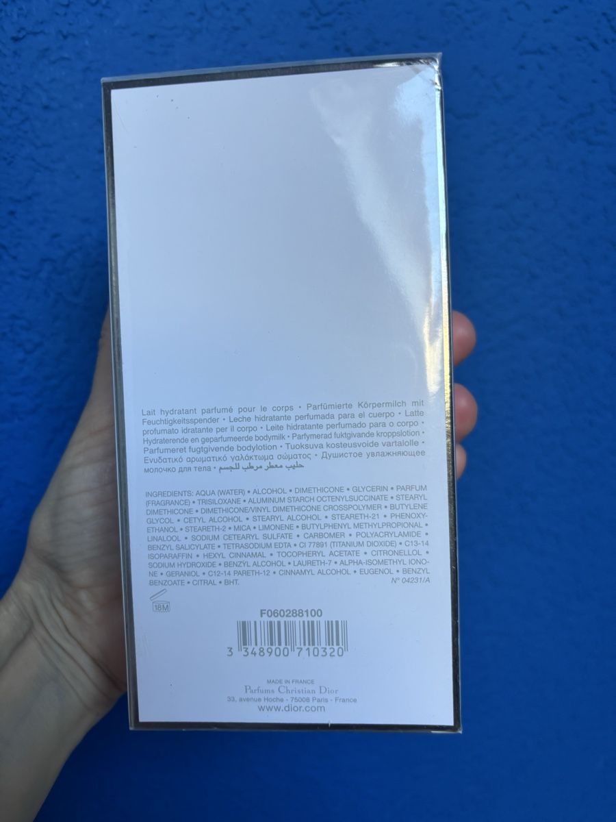 Dior Idratazione: Lait parfumé Miss Dior 200ml NEUF – Nuovo e nell'imballaggio originale da Founex venduto da ari_2gt7 1