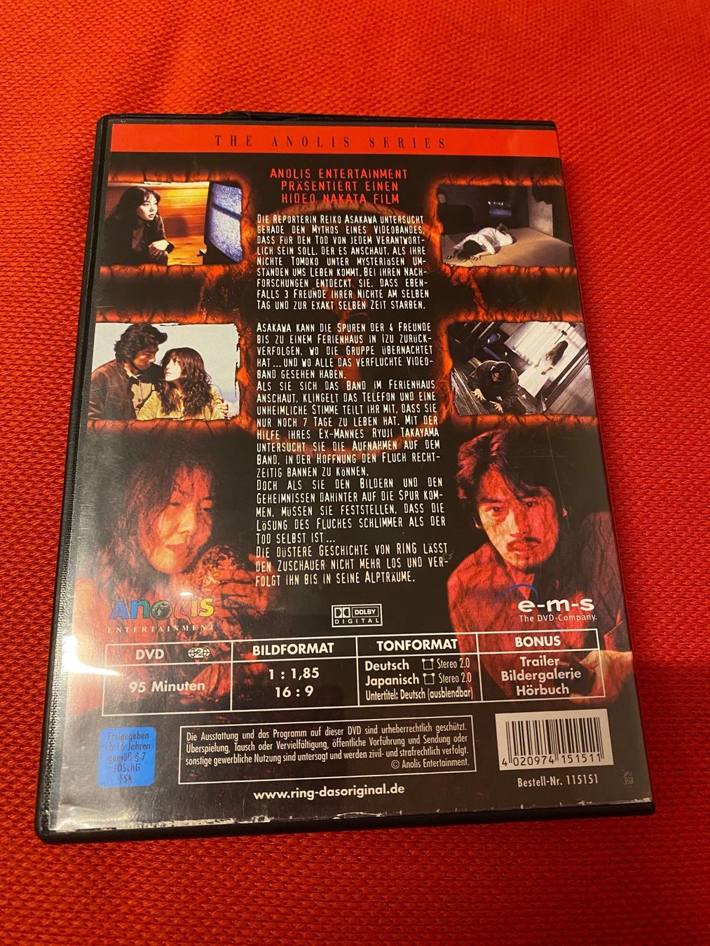 Tutti i DVDs: Ring - Das Original – Usato da Einsiedeln venduto da Penguin_Holmes 1