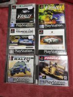 Jeux PlayStation 1 PS1, Lot de 6 jeux de course auto!