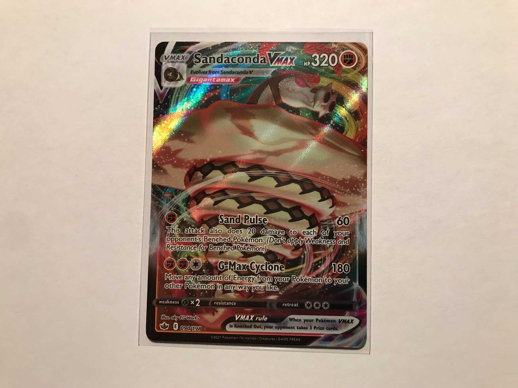 Pokémon Carte collezionabili: Sandaconda Vmax Chilling Reign EN – Usato da Hagendorn venduto da Pokecollectorch