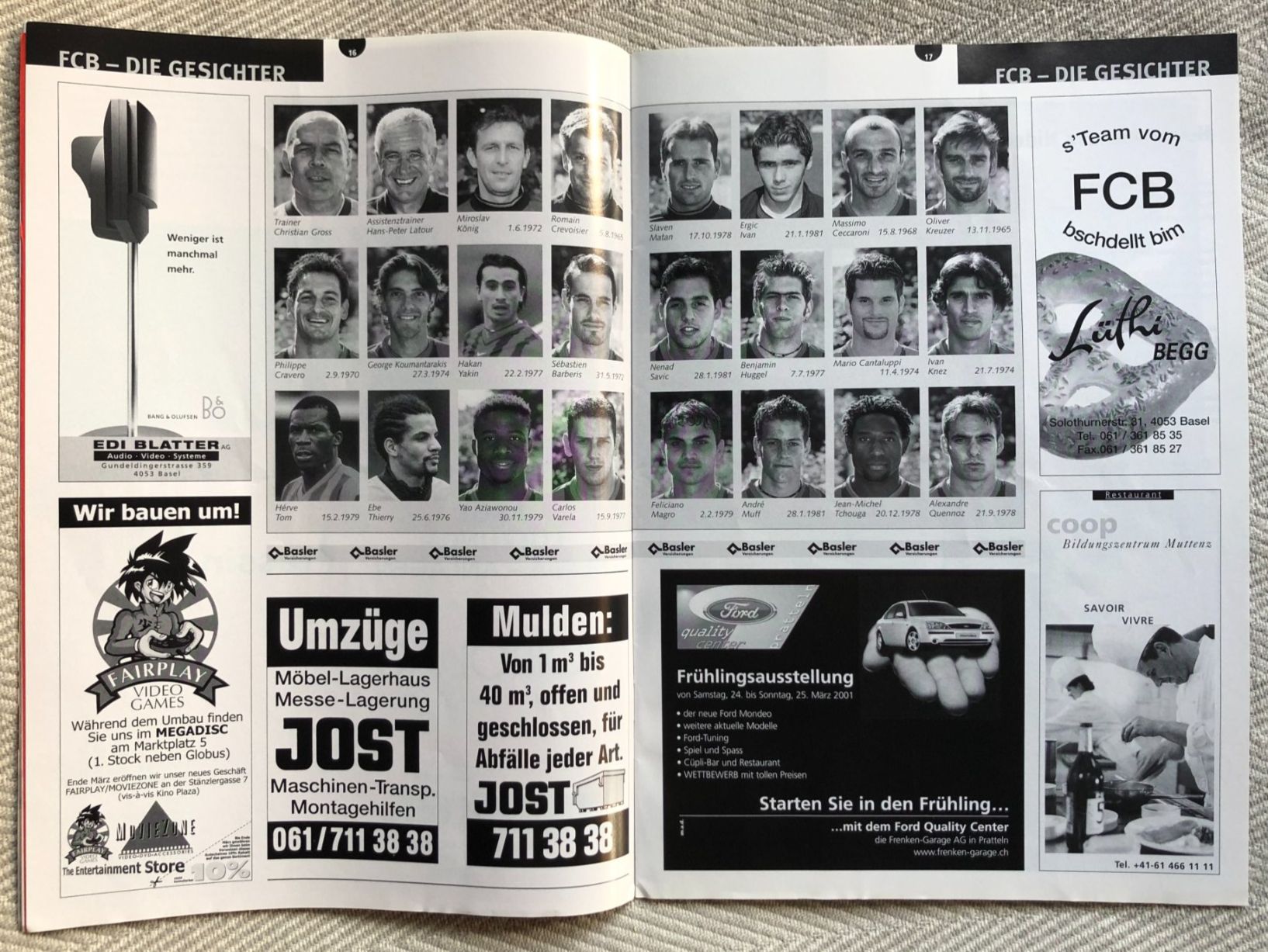 FC Basel Documenti: 25 Jahre Joggeli FC Basel – Usato da Aarberg venduto da umearocks 4