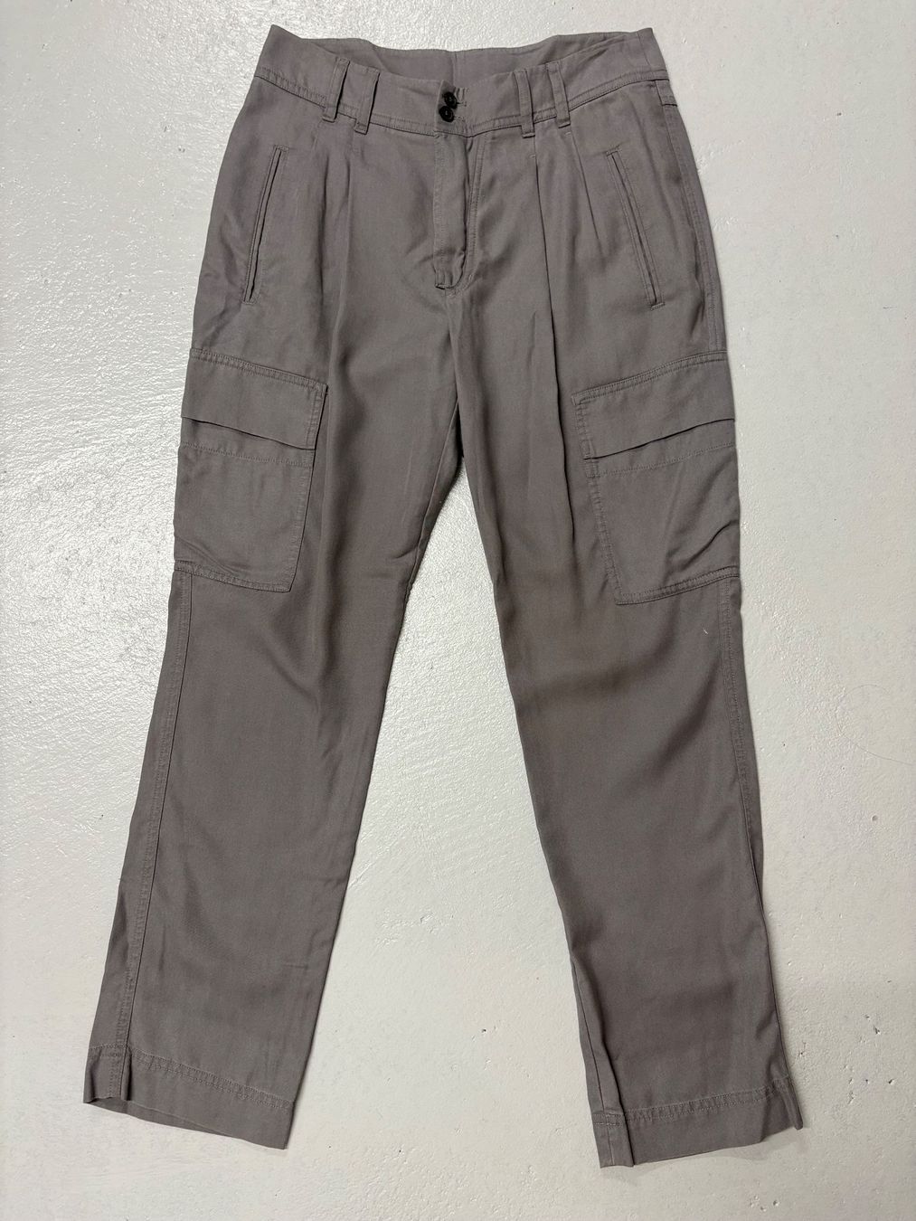 Strenesse Hosen: Strenesse Cargo Hose grau Gr. 36 Lyocell leicht – Neu (gemäss Beschreibung) aus Regensdorf von secondchancefashion