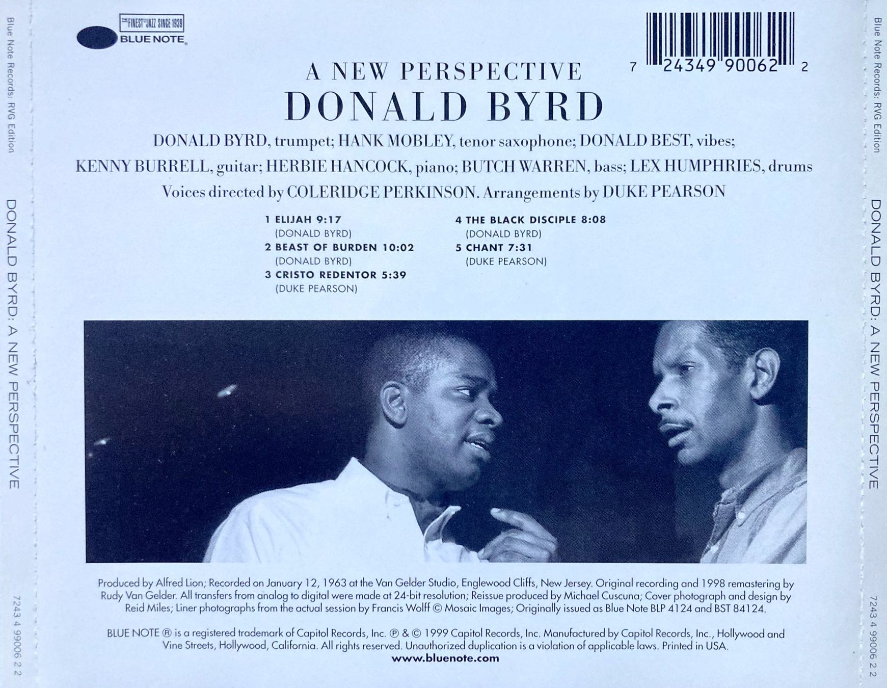 CDs: DONALD BYRD - A NEW PERSPECTIVE – Gebraucht aus Bottens von hotter-than-hell 3