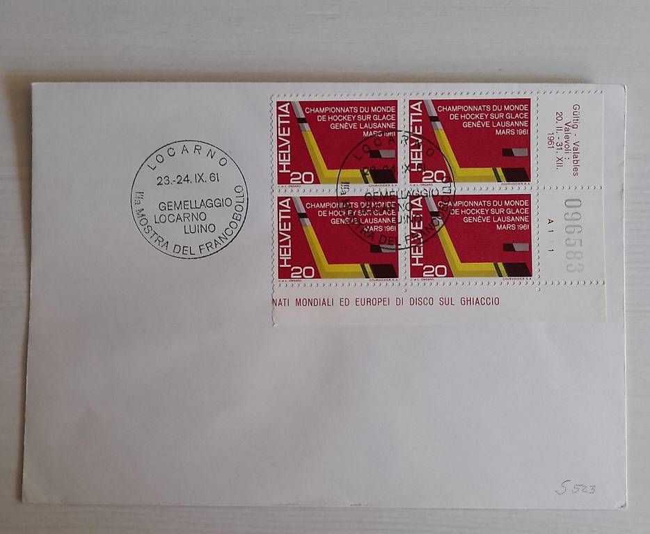 Alle Briefmarken: Briefe – Gebraucht aus Biel/Bienne von ros_8r9j 1