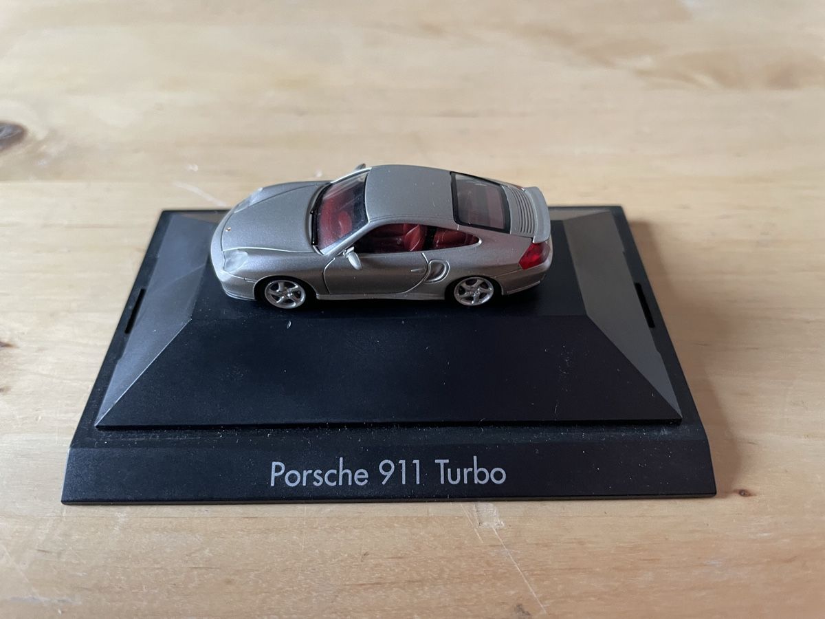 Herpa Modellini d'auto: Herpa Porsche 911 Turbo Modell – Usato da Winterthur venduto da Mondulus56 1