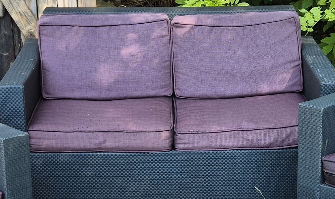 Sofas: Gartensofa mit Polstern gebraucht – Gebraucht aus Magden von SamweisBCH 1