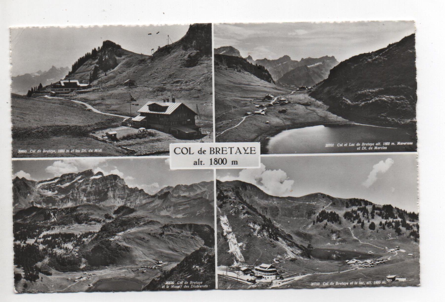 Cartoline postali: Villars COL de BRETAYE Stempel Hotel – Usato da Jona venduto da philajona