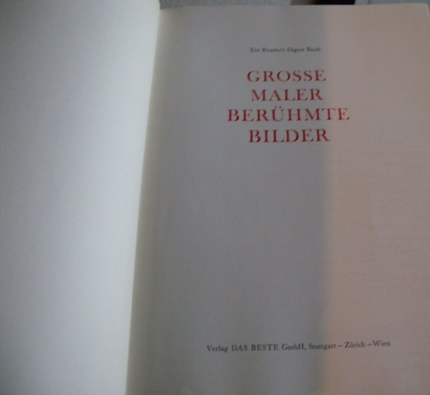 Livres: Grosse Maler Berühmte Bilder - Kunstbuch – D'occasion à Hauenstein par davia72 1