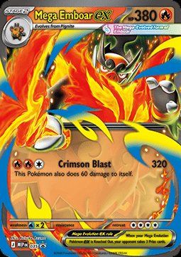 Pokémon Carte collezionabili: Mega Emboar ex - Pokémon TCG - MEP 035 | EN – Nuovo (secondo la descrizione) da Thalwil venduto da ramsey92