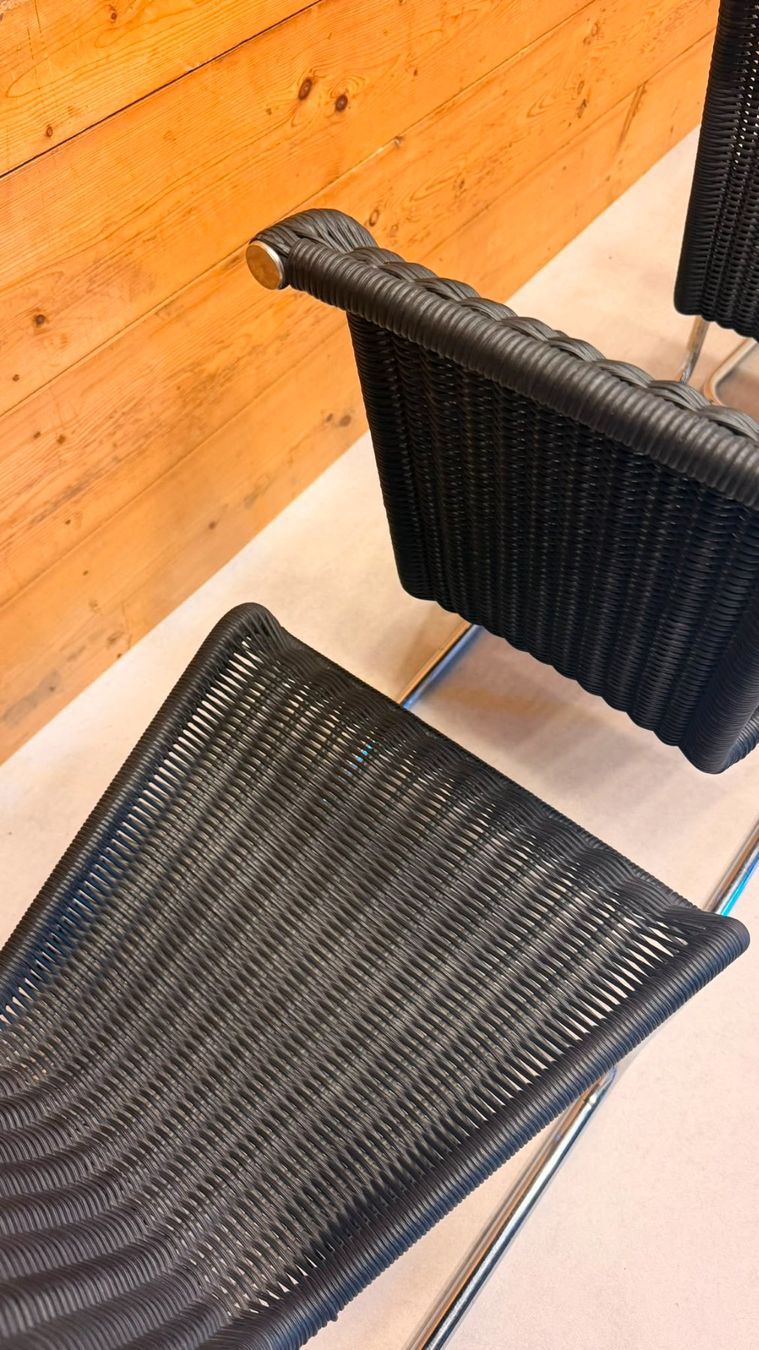 Tecta Sedie: 4er Set Tecta B20 Design Freischwinger Geflecht Bauhaus – Usato da Rickenbach ZH venduto da Der-Insider 6