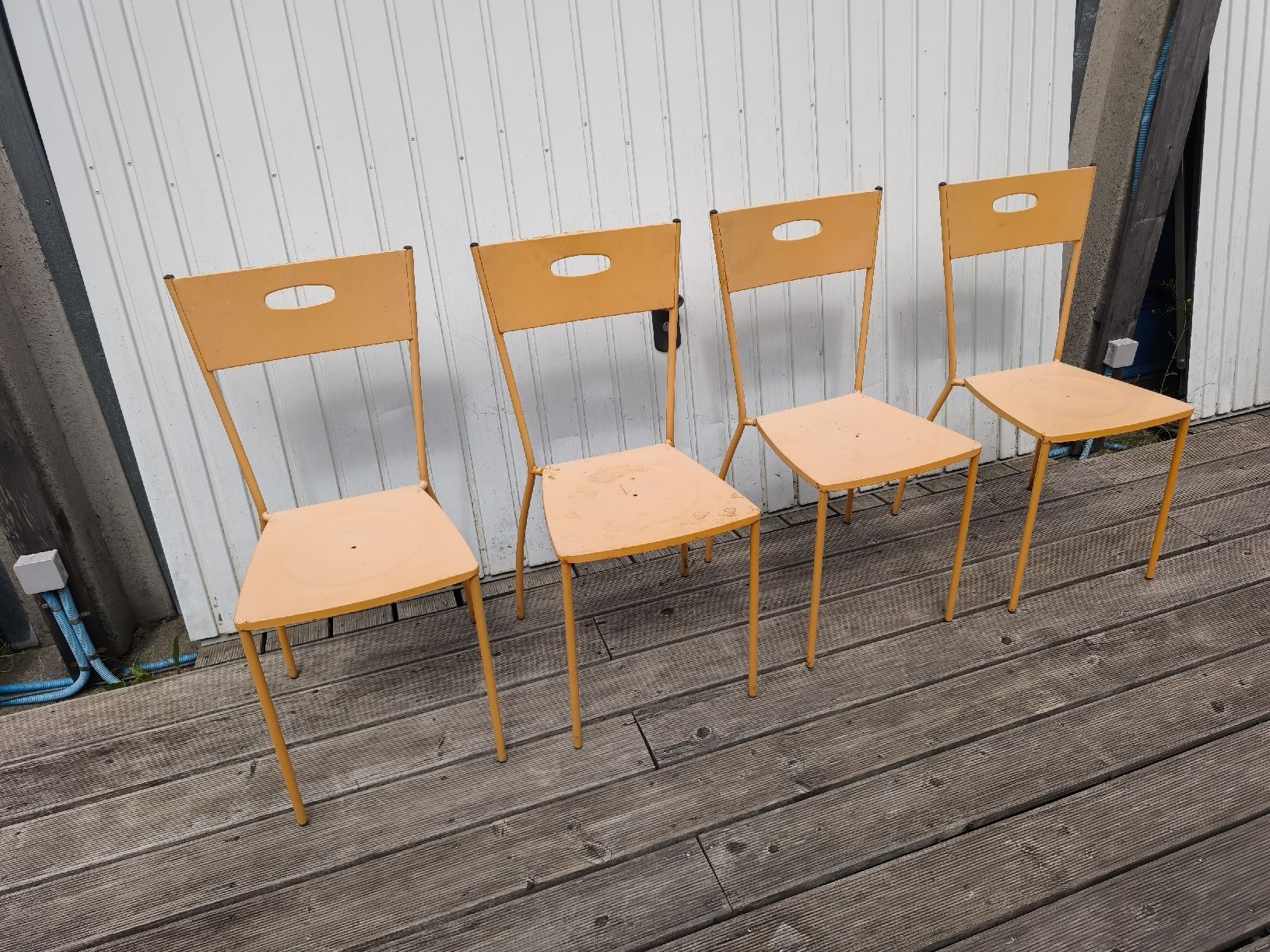 Stühle: Retro Gartenstuehle aus Metall – Gebraucht aus Göschenen von kai_9ppg