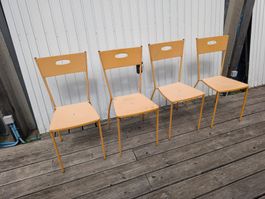 Retro Gartenstuehle aus Metall