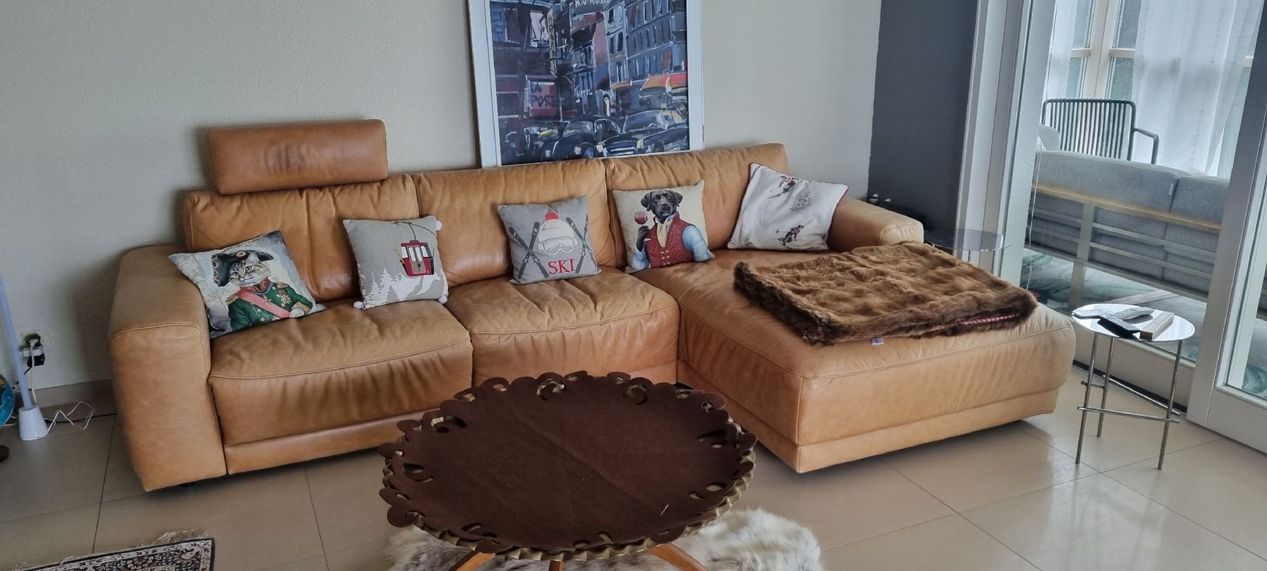 Divani: Toller vintage Ledercouch mit motorischer Liegefunktion – Usato da Rorschacherberg venduto da Alf06 3