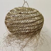 Suspension en osier ajouré - Sphère