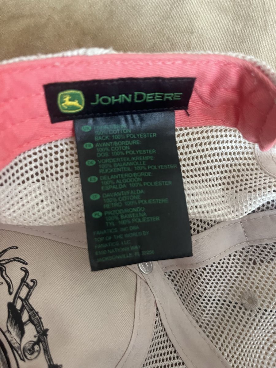 John Deere Hüte, Mützen & Caps: John Deere Trucker Cap pink Grösse One Size  – Neu (gemäss Beschreibung) aus Kerzers von del13 3