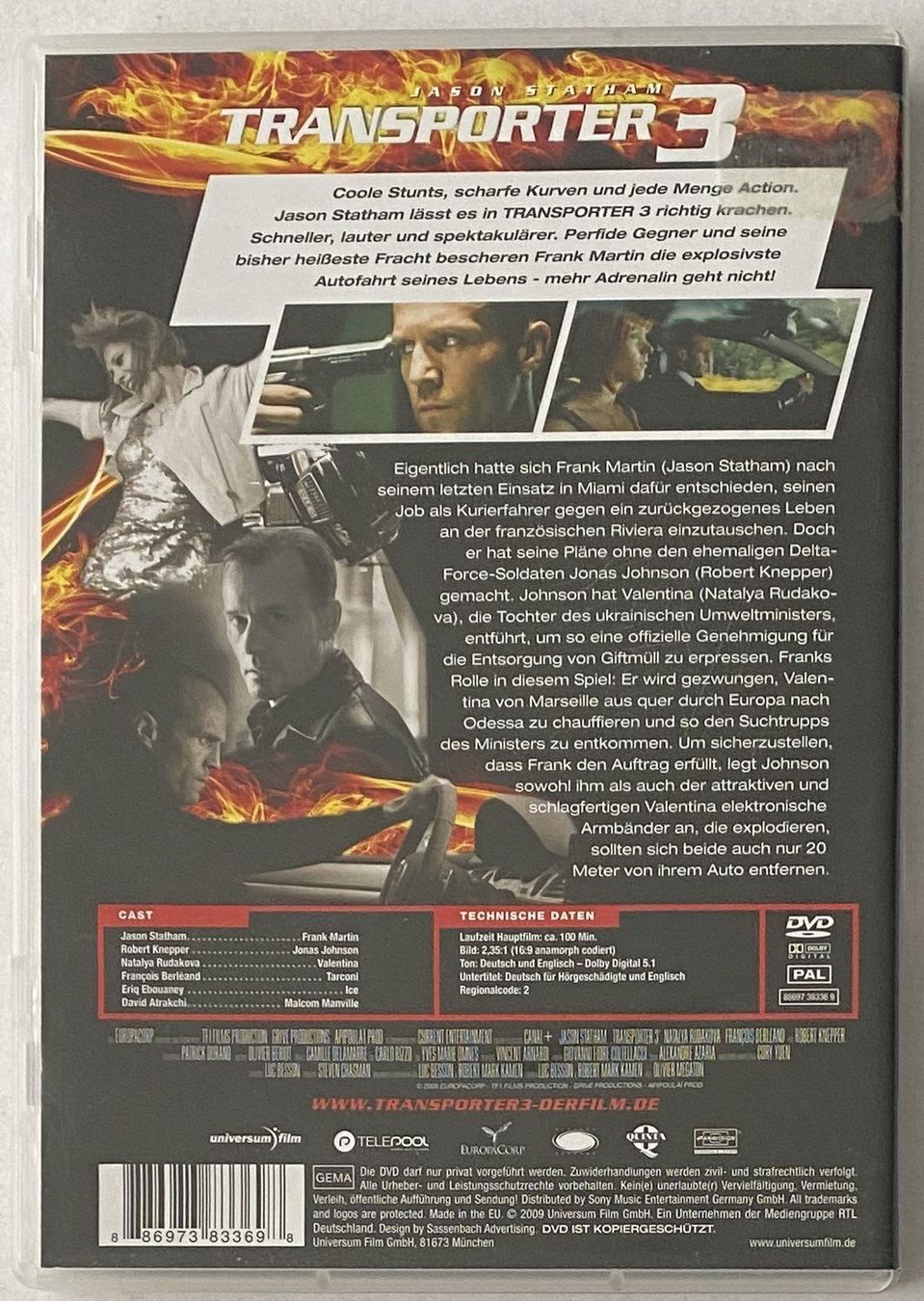 Tutti i DVDs: Transporter 3 – Usato da Flums venduto da Asquillo 1