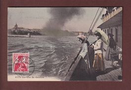 GENEVE depuis le bateau - 1914