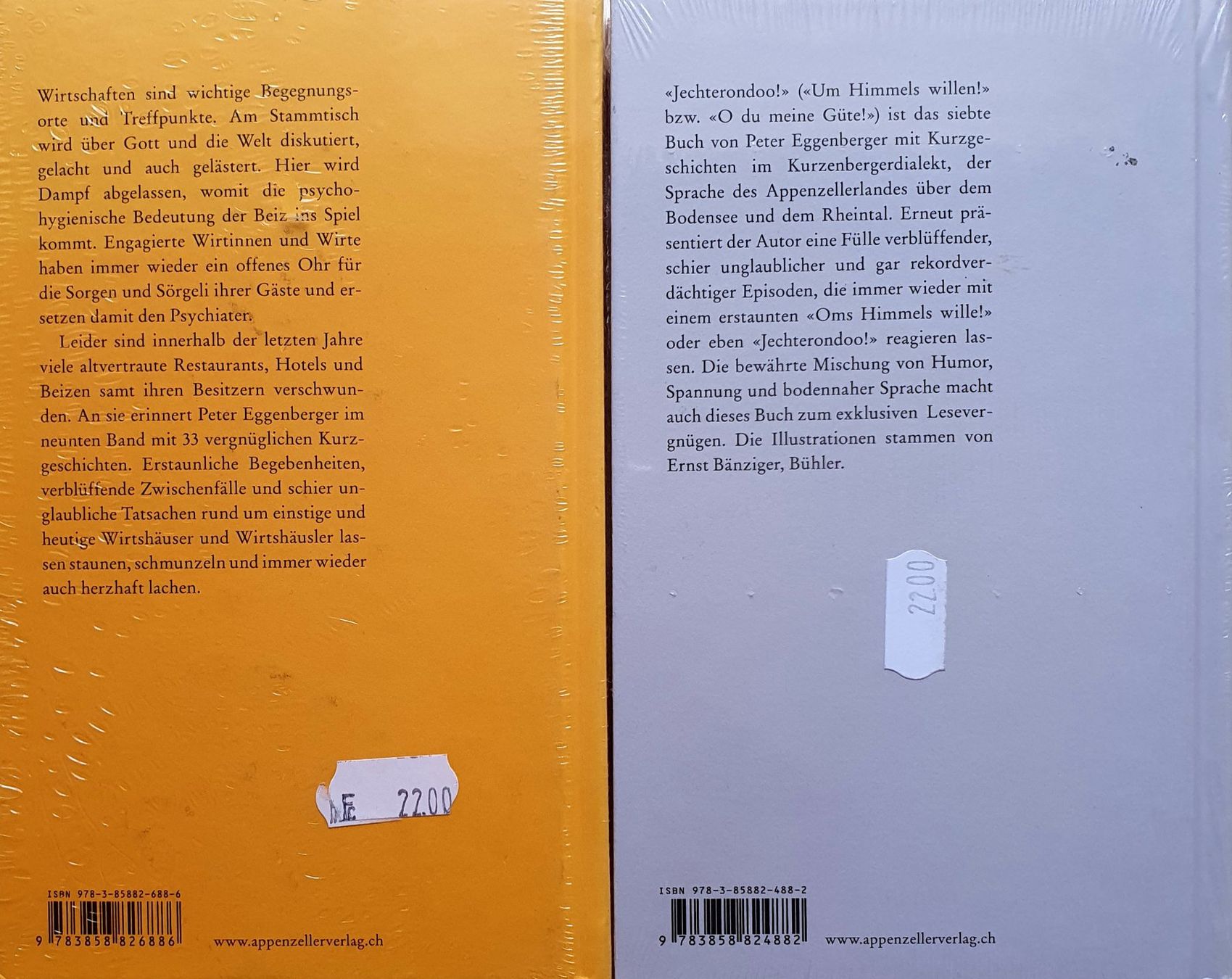 Libri: Peter Eggenberger/6 Bücher/Appenzell/Tod eines Wunderheilers – Nuovo e nell'imballaggio originale da Zürich venduto da issi267 2