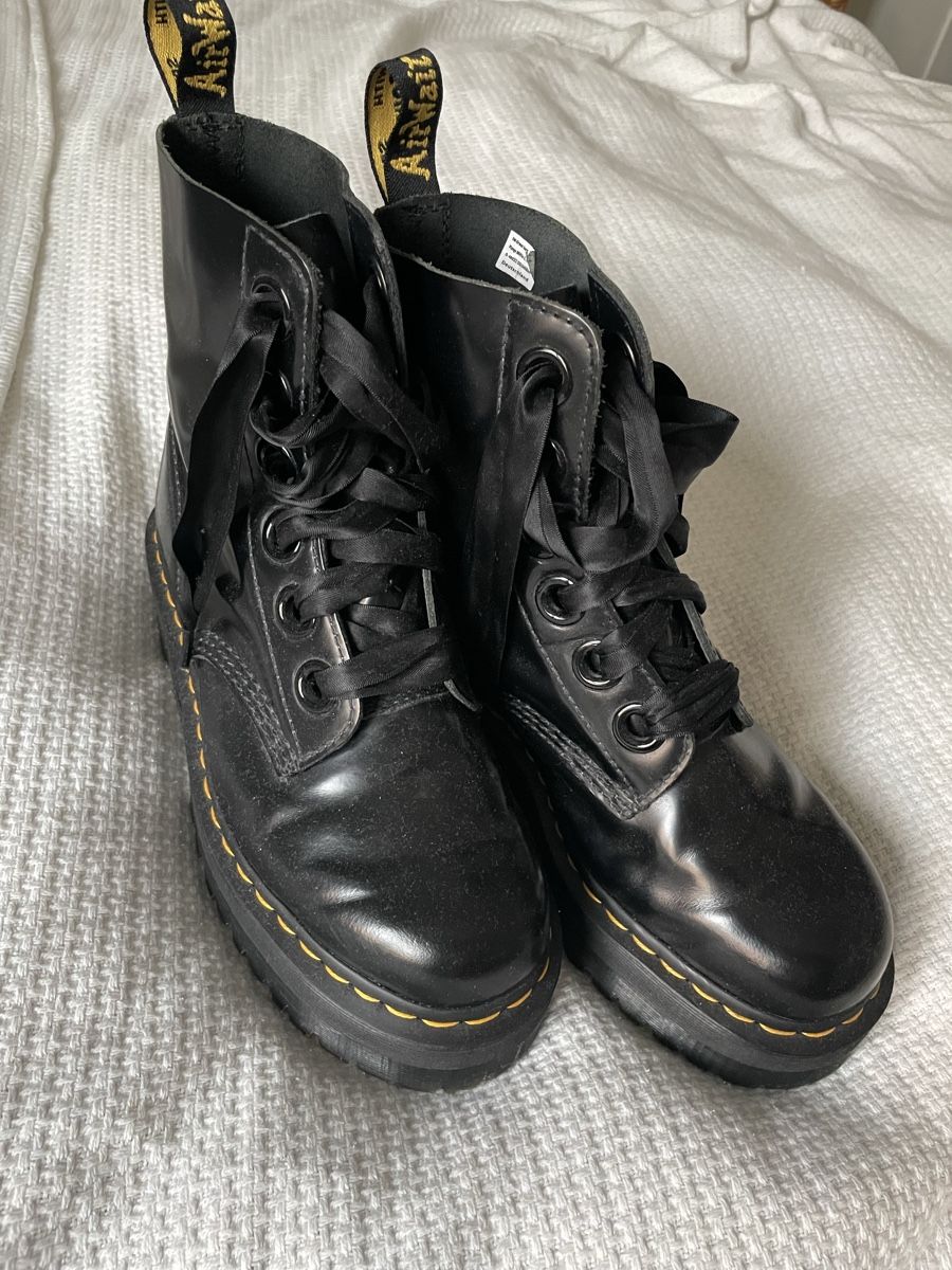 Dr. Martens Scarpe da uomo: Dr. Martens Molly Lederstiefel – Nuovo (secondo la descrizione) da Winterthur venduto da nad_9grv 3