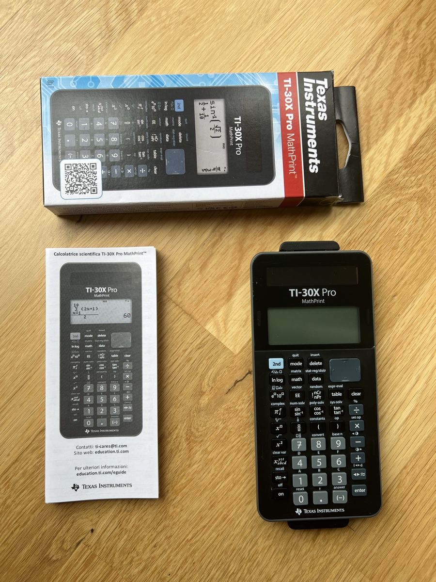 Texas Instruments Calculatrices: Texas Instruments TI-30X Pro MathPrint Taschenrechner – Neuf (Voir description) à Uzwil par Ali_97 2