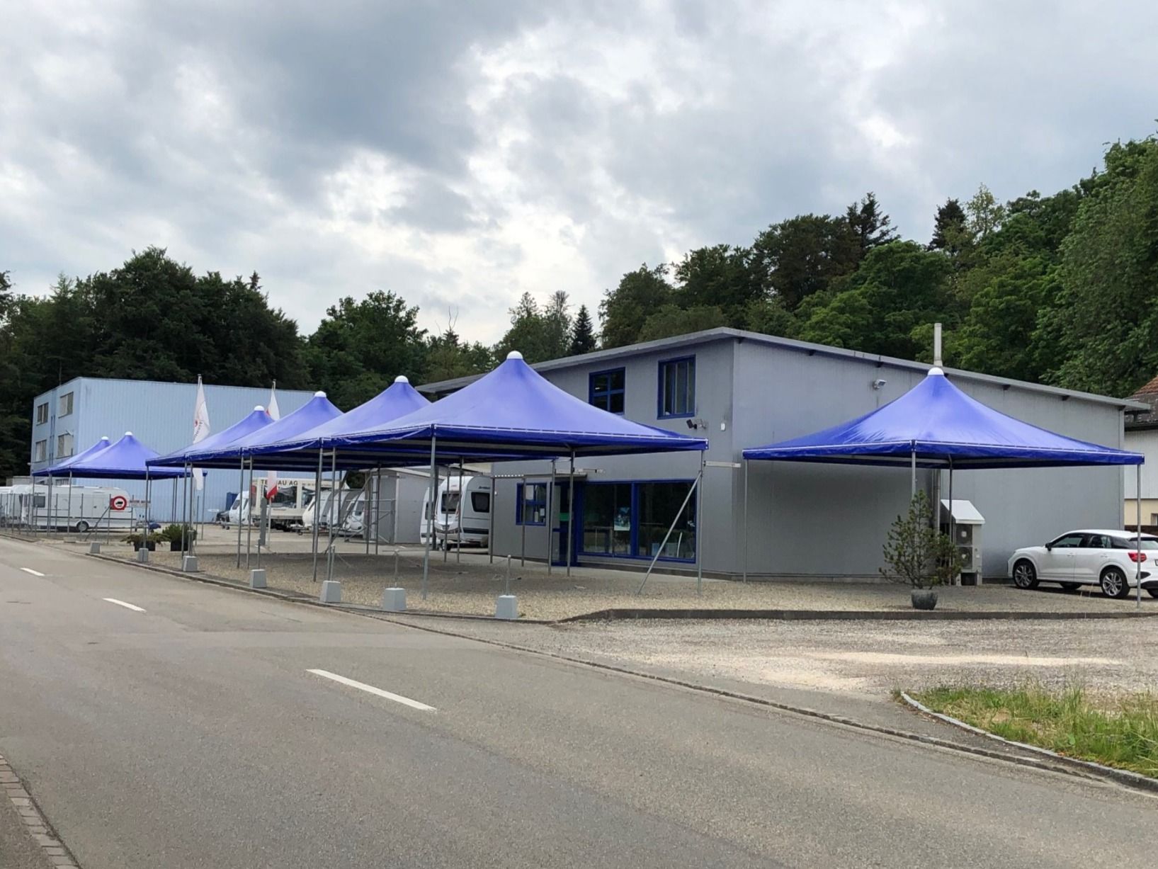 Accessori per la stalla: Texbau Weidezelt 3x3m Ascona – Nuovo e nell'imballaggio originale da Däniken SO venduto da TEXBAU_AG 2