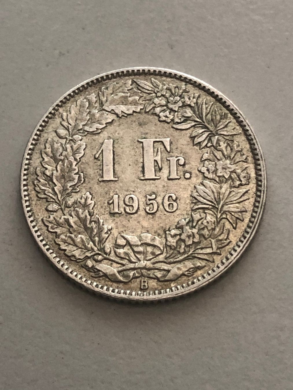 Toutes les monnaies: 1 Fr. 1956 – D'occasion à Schötz par Odpa