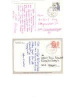 Ski Werbedatumstempel  2 versch. PLZ 1619 1622 LES PACCOTS