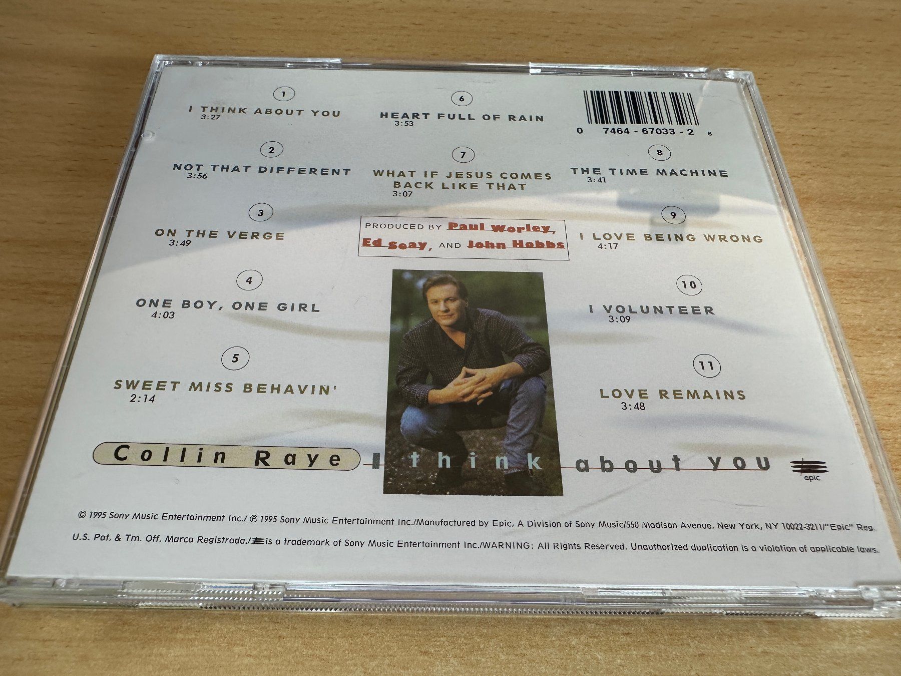 CDs: Collin Raye – I Think About You – Gebraucht aus Rikon im Tösstal von Alpenmutz 1