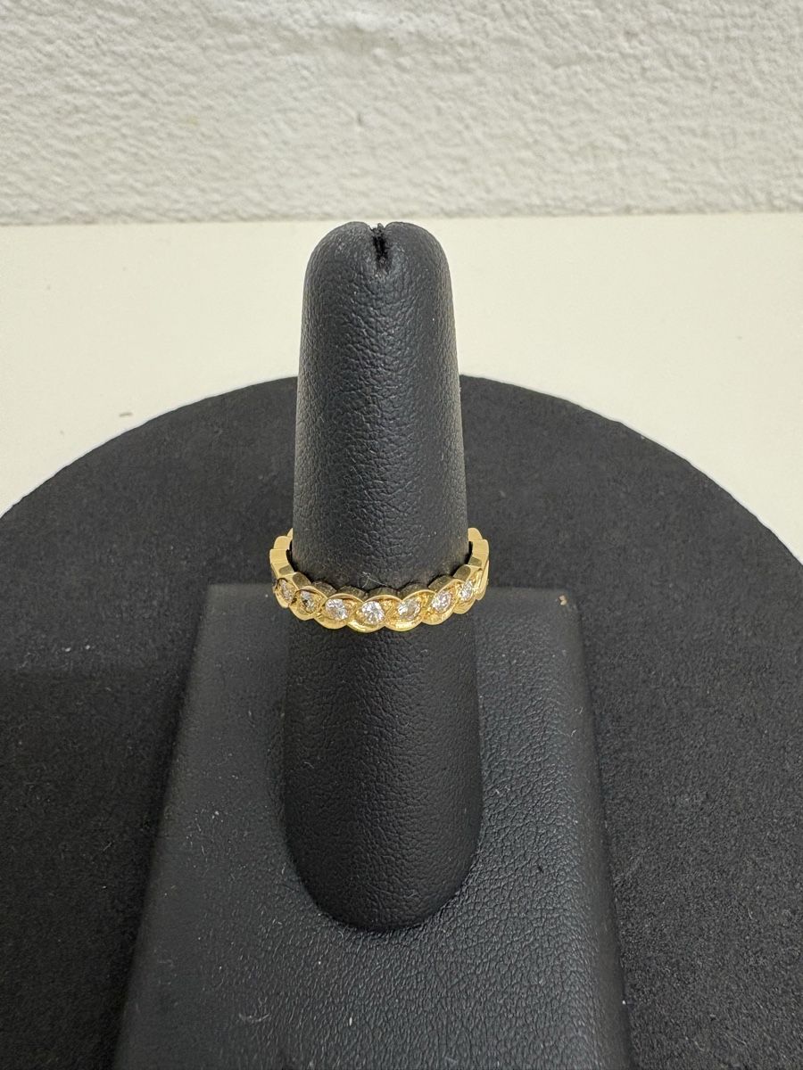 Anelli: Gelbgoldring mit Diamanten – Nuovo (secondo la descrizione) da Zug venduto da Amedea36 1