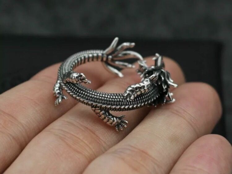 Anelli: Ring Drachen ( One Size) – Nuovo (secondo la descrizione) da Gams venduto da Mariawicca 1
