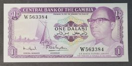 1 DALASI / GAMBIA ND (1971-1987) (BANKFRISCH)