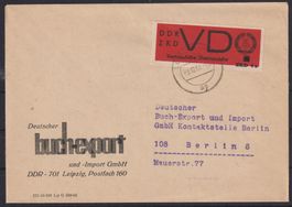 Brief DDR 1968: Vertrauliche Dienstsache
