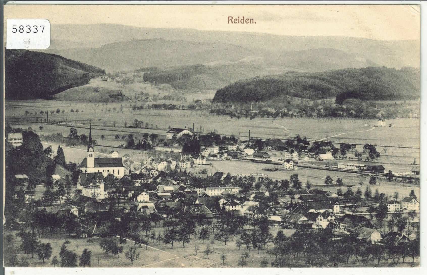 Cartoline postali: Reiden - Generalansicht – Usato da Ettingen venduto da Kartenplanet