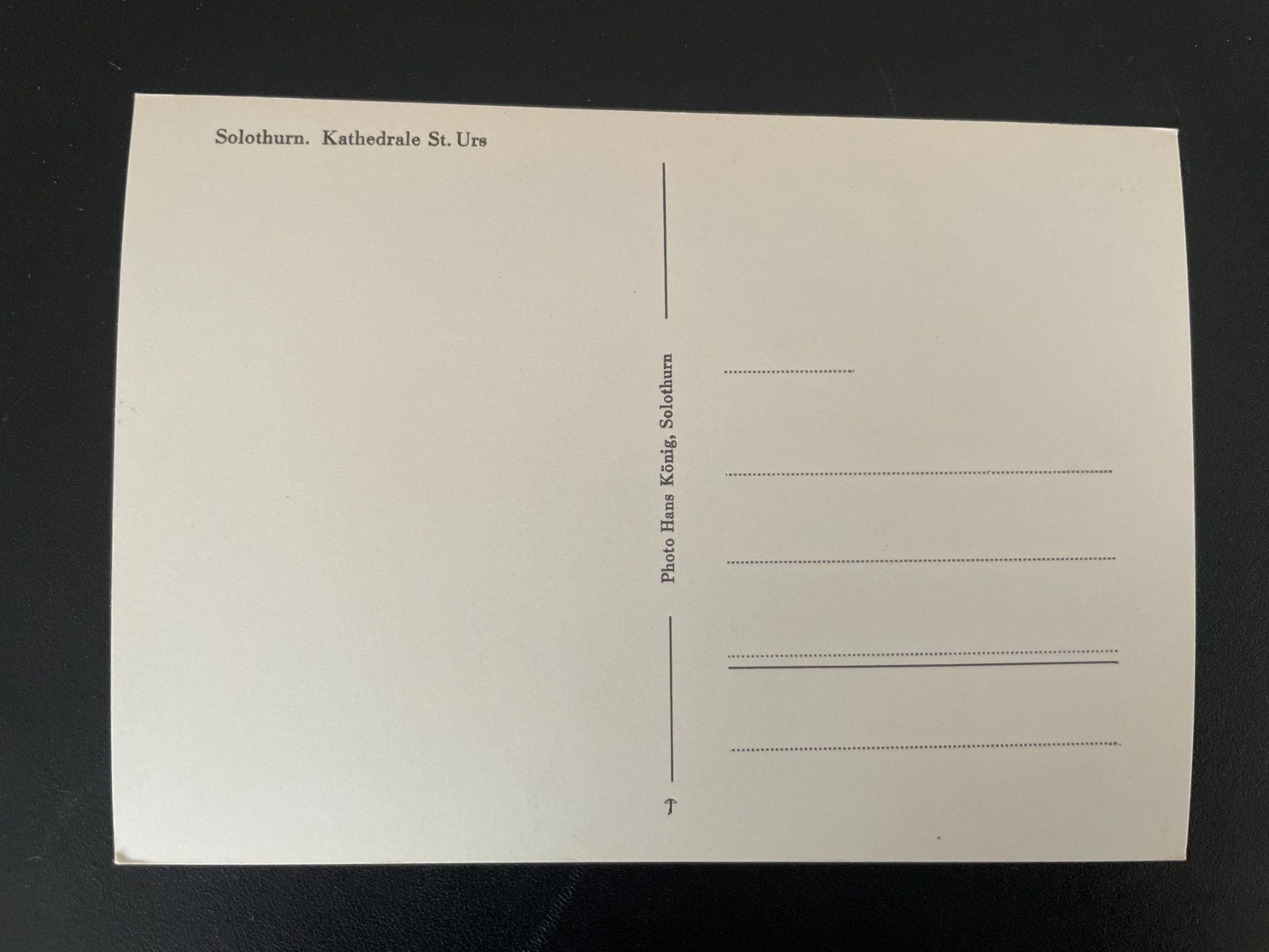Cartes postales: AK SO Solothurn, Kathedrale St. Urs – D'occasion à Thal par Danny82 1