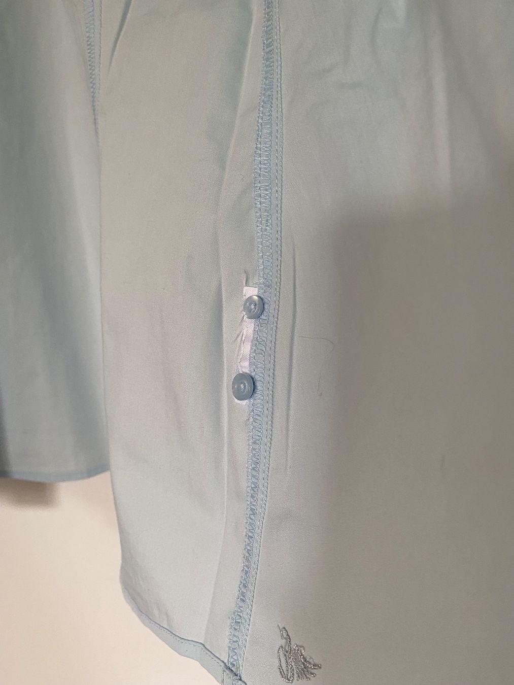 Esprit Camicette: ESPRIT Hemdbluse Baumwolle - zartes Hellblau – Usato da Besazio venduto da lionheart63 5