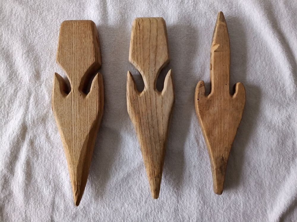 Webschiffchen Aus Holz - Trapezförmig Für Webstühle & Handarbeit