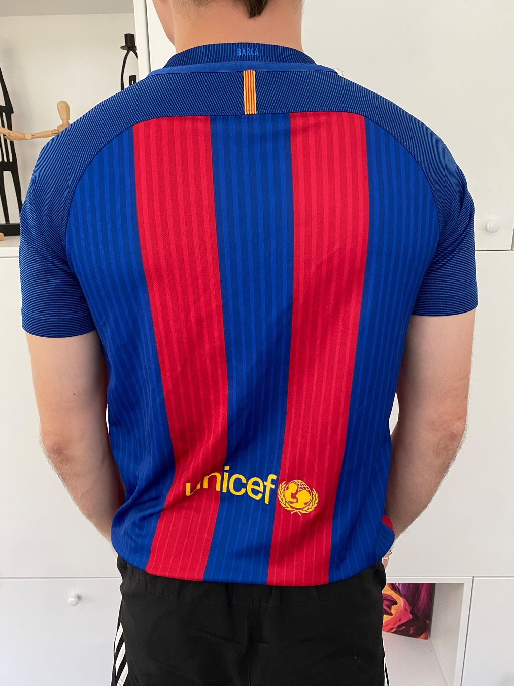 Nike Scarpe, pantaloni & magliette da ginnastica: FC Barcelona Trikot 2016/2017 – Usato da Bern venduto da Ledica 1