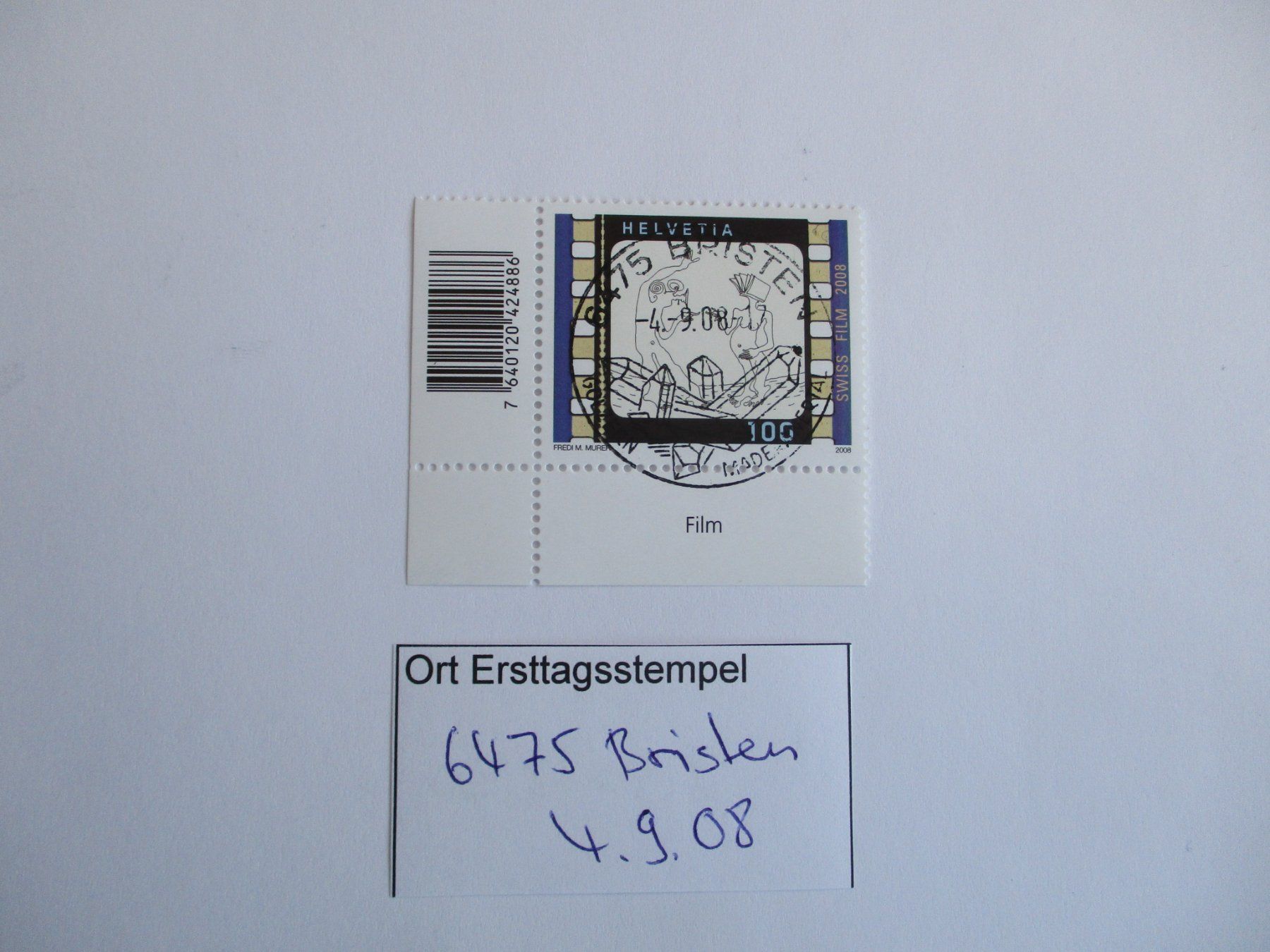 Tutti i francobolli: Voll Ort Ersttagsstempel 6475 Bristen – Usato da Langnau b. Reiden venduto da Aktuell88