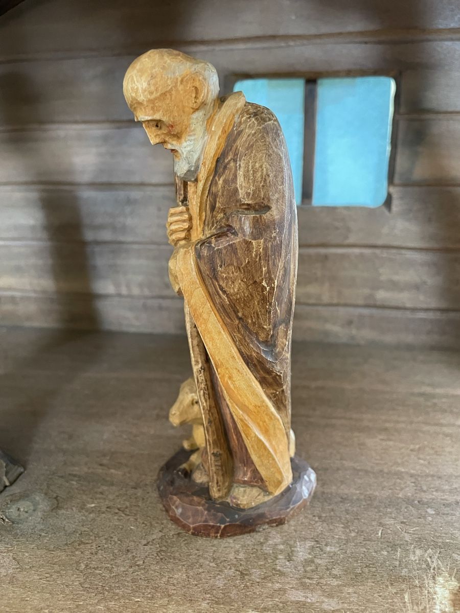 Statuette: Hirte mit Schaf E. Thomann Brienz – Usato da Flawil venduto da Naphtali